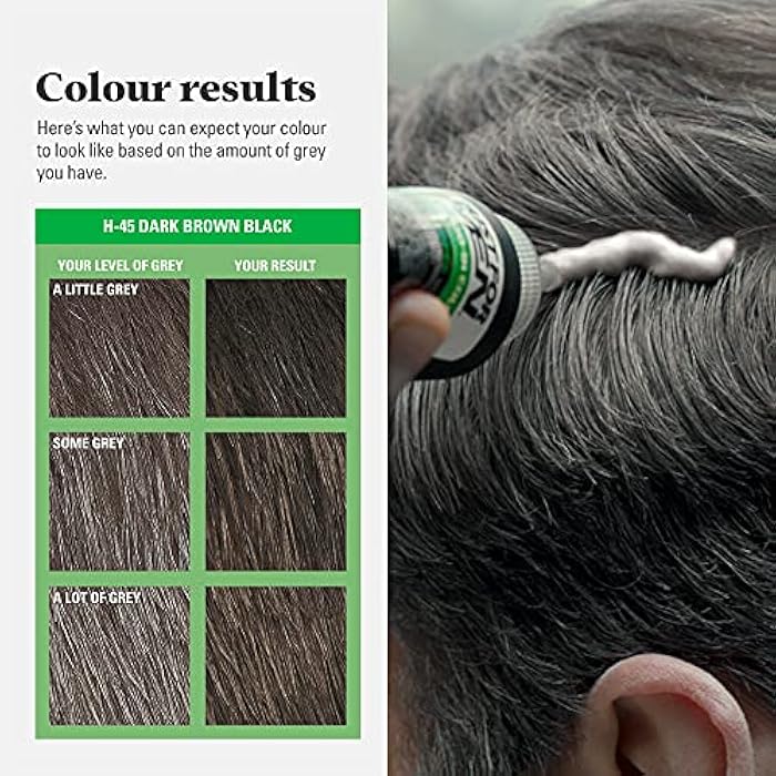 Just For Men Shampoo-in Colour Restores Original Colour for A Natural Look - Dark Brown, H-45 - Image 5